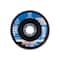 Pferd 4-1/2" x 7/8" A.H. POLIFAN Flap Disc - Z SG POWER STEELOX, Zirconia, 40 Grit, Conical 62222 - alternate 4